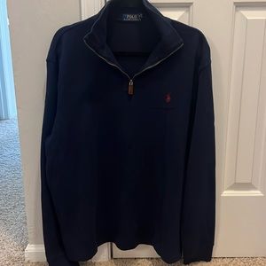 POLO Ralph Lauren Navy Blue Quarter Zip Sweater